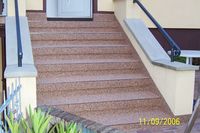 Treppe rissüberbrückend abgedichtet
